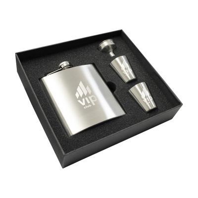 Image of Troyes Hip Flask Set